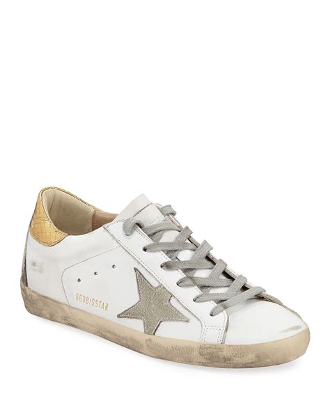 golden goose super-star leather sneakers